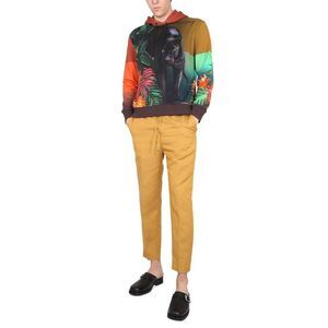 ETRO Men's Drawstring Cropped Casual Trousers Men YELLOW Pants
